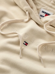 Tommy Jeans Natural Regular Flag Hoodie - Image 3 of 3