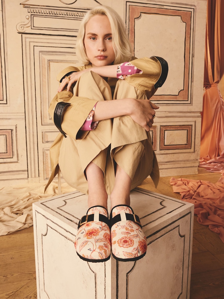 Cath Kidston Floral Mule Slippers - Image 1 of 6