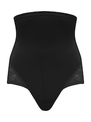 Pour Moi Black Effortless Shapewear Tummy Control High Waist Briefs - Image 3 of 4