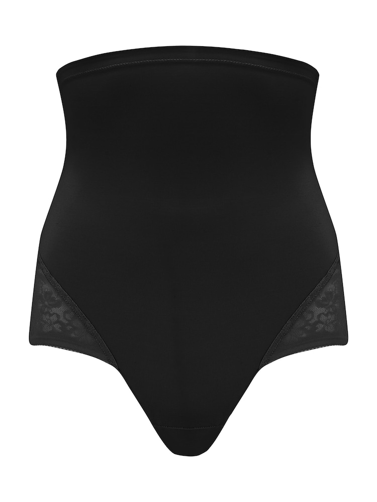 Чорний - Труси з високою талією Pour Moi Effortless Shapeewear Контроль живота з високою талією - Image 3 of 4