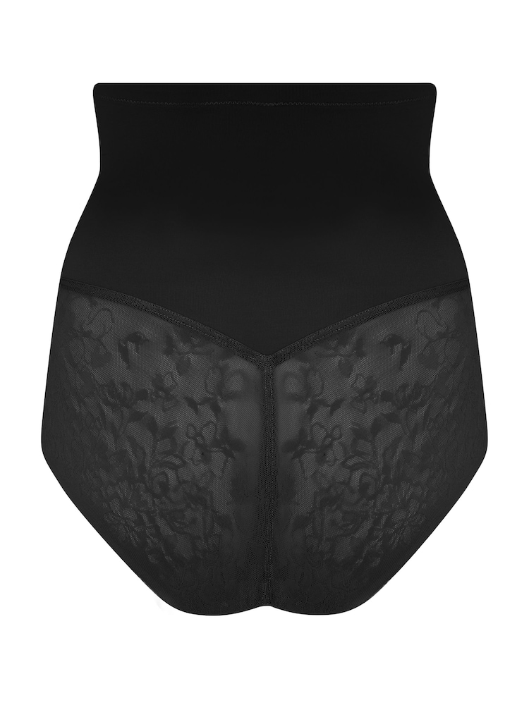Pour Moi Black Effortless Shapewear Tummy Control High Waist Briefs - Image 4 of 4