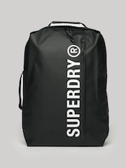 Negro - Superdry Tarp 100% Cotton Backpack - Imagen 1 de 5