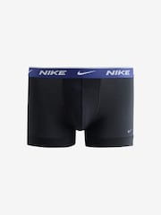 Nike Ice Grey Essential Cotton Stretch Trunks 3 Pack - Image 3 of 5