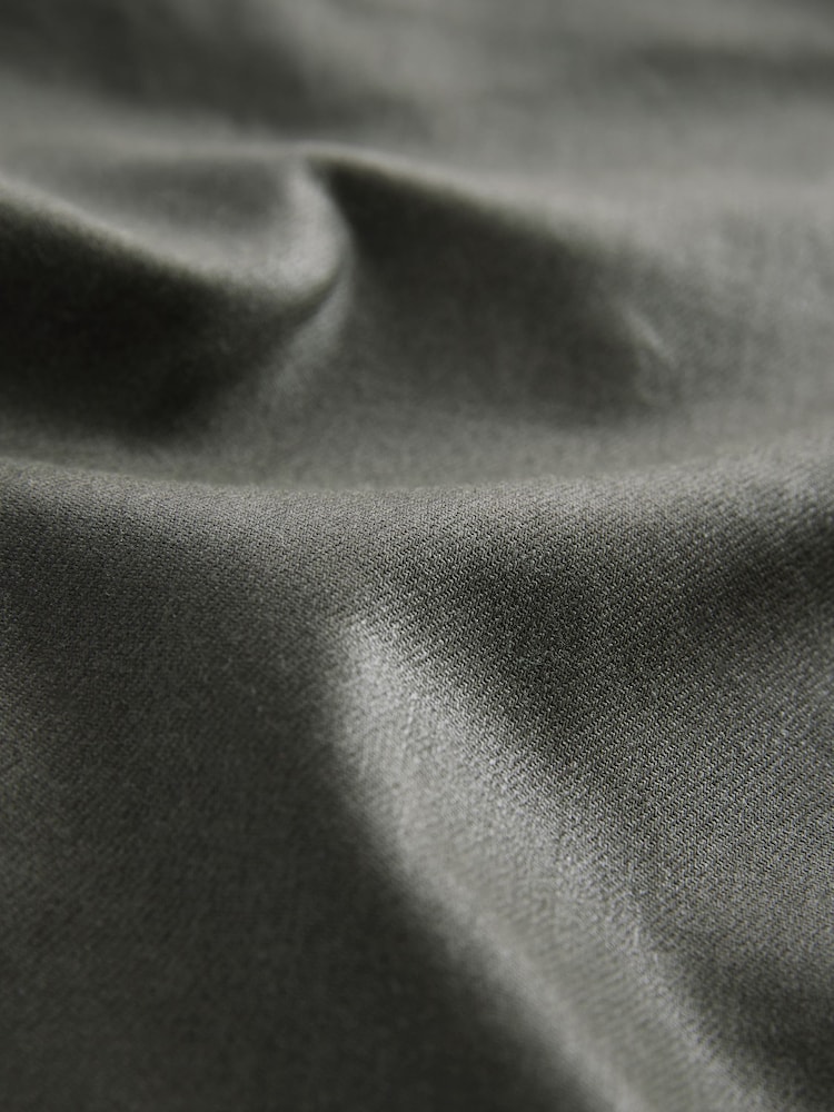 Olive Green Coated Slim Straight Jeans - Image 4 of 4