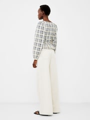 French Connection Black Ivy Check Top - Image 2 of 4