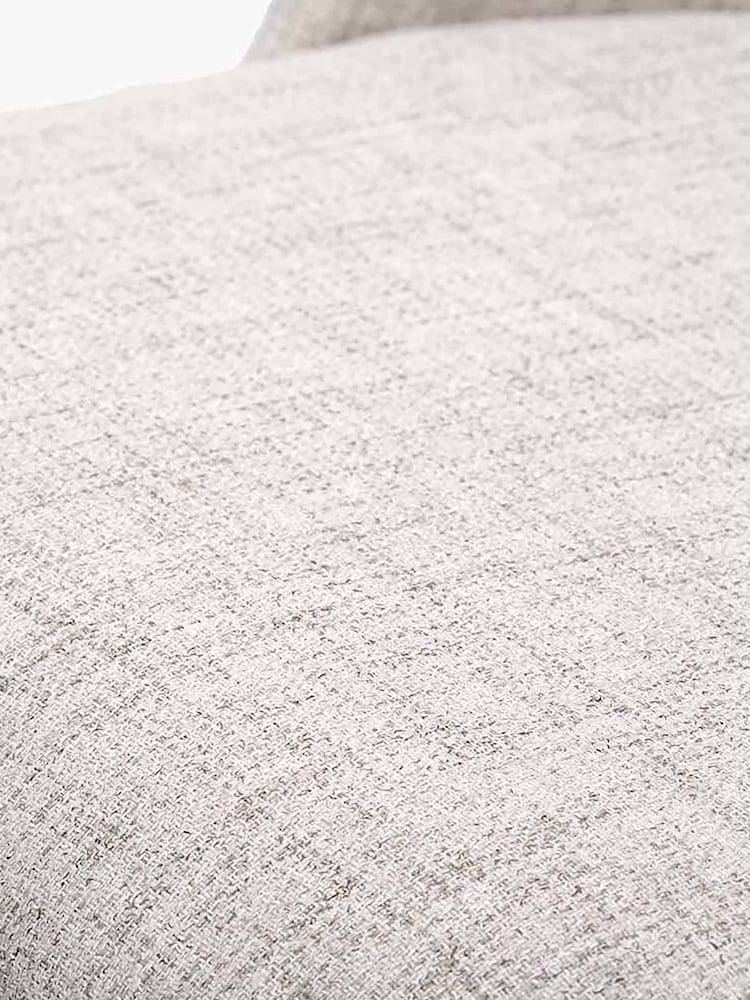 Pacific Grey Turi Pebble Linen Mix Dining Chair with Black Legs - Image 6 of 6