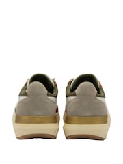 Gola Red Ladies Raven Lace-Up Trainers - Image 3 of 4