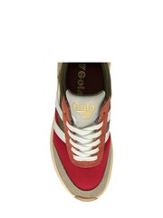 Gola Red Ladies Raven Lace-Up Trainers - Image 4 of 4