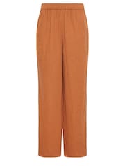 Long Tall Sally Orange Paisley Print Wide Leg Trousers - Image 5 of 5