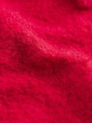 Red Zip Through Short Textured Jacket - Image 8 of 8