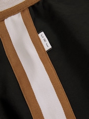 Reiss Black Baller - Che Contrast Stripe Elasticated Waist Swim Shorts - Image 5 of 5