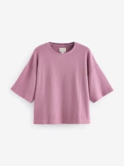Pink Cosy Waffle Pyjamas Set - Image 5 of 9