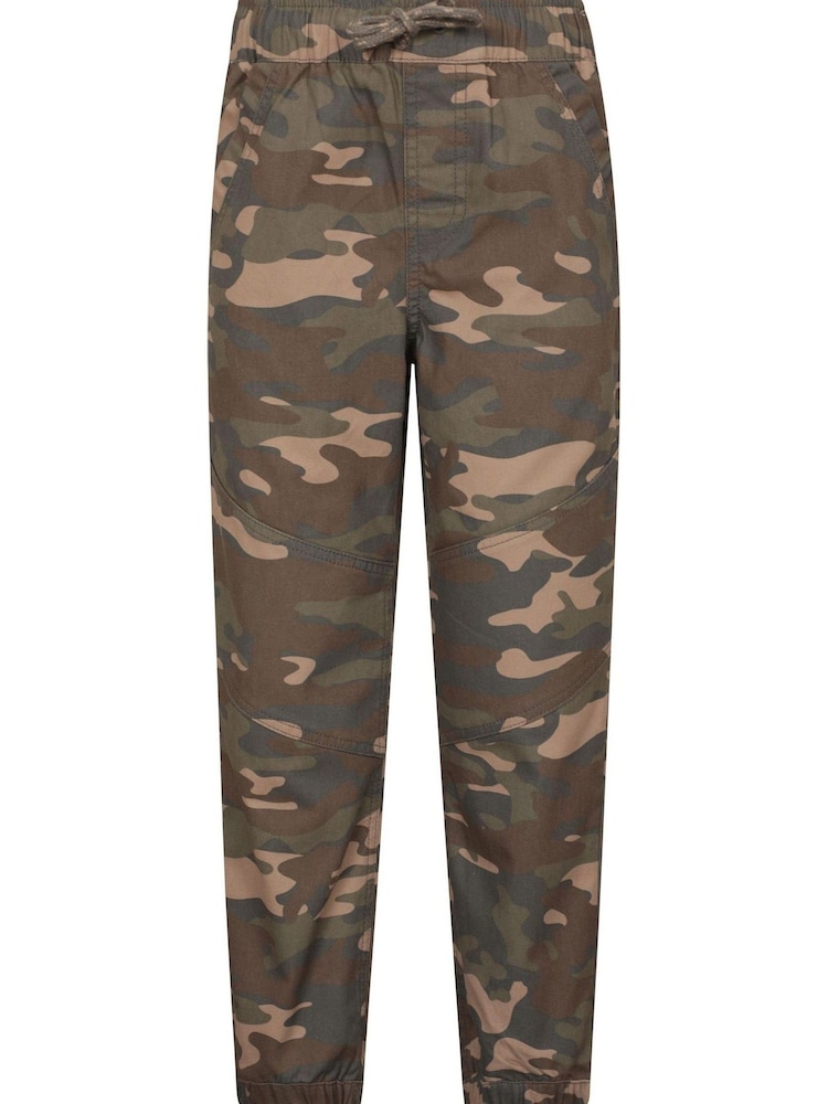 Mountain Warehouse Green Camo Kids Trousers - Image 1 of 5