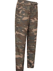 Mountain Warehouse Green Camo Kids Trousers - Image 2 of 5
