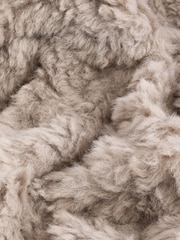 Neutral Teddy Faux Fur Jacket - Image 10 of 10