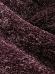 Berry Red Teddy Borg Coat - Image 6 of 8