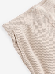Ecru Ribbed Knitlook Lounge Trousers - Image 7 of 8