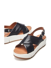 Moda in Pelle Ritika Crossover Chunky Back Sandals - Image 4 of 4