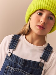 Denim Dark Blue 100% Cotton Dungarees (3-16yrs) - Image 4 of 9