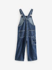 Denim Dark Blue 100% Cotton Dungarees (3-16yrs) - Image 7 of 9