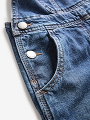 Denim Dark Blue 100% Cotton Dungarees (3-16yrs) - Image 8 of 9