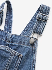 Denim Dark Blue 100% Cotton Dungarees (3-16yrs) - Image 9 of 9