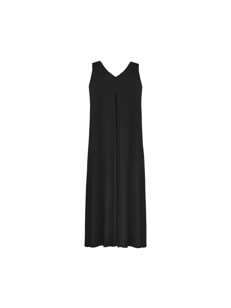 Live Unlimited Black Jersey Relaxed Midaxi Dress - Image 4 of 4 Live Unlimited Black Jersey Relaxed Midaxi Dress - Image 4 of 4