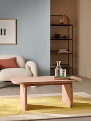 MADE.COM White Wash Oak Nyla Coffee Table - Image 1 of 6