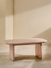 MADE.COM White Wash Oak Nyla Coffee Table - Image 2 of 6