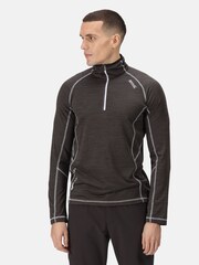 Regatta Black Yonder Quarter Zip Fleece - Image 1 of 9