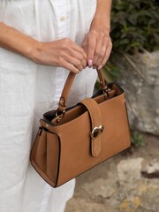 Luella Grey Animal Carrie Tote Cross-Body Bag - Image 3 of 6
