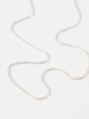 Oliver Bonas Silver Tone Linne Chain Necklace - Image 4 of 6