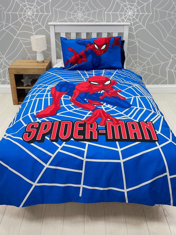 Character World Ultimate Spiderman Crime Fighter Single Panel Duvet Cover - Image 1 of 4