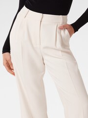Forever New White Tessa Straight Leg Trousers - Image 2 of 5