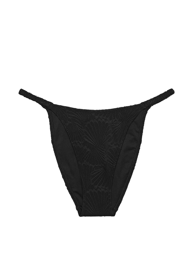 Victoria's Secret PINK Pure Black Cheeky Swim Bikini Bottom - Image 3 of 3