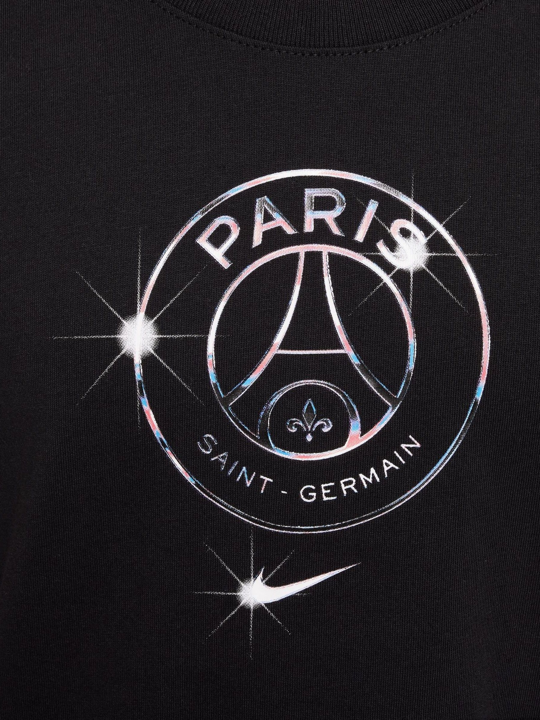 Nike Black PSG Crest Graphic T-Shirt - Image 4 of 5
