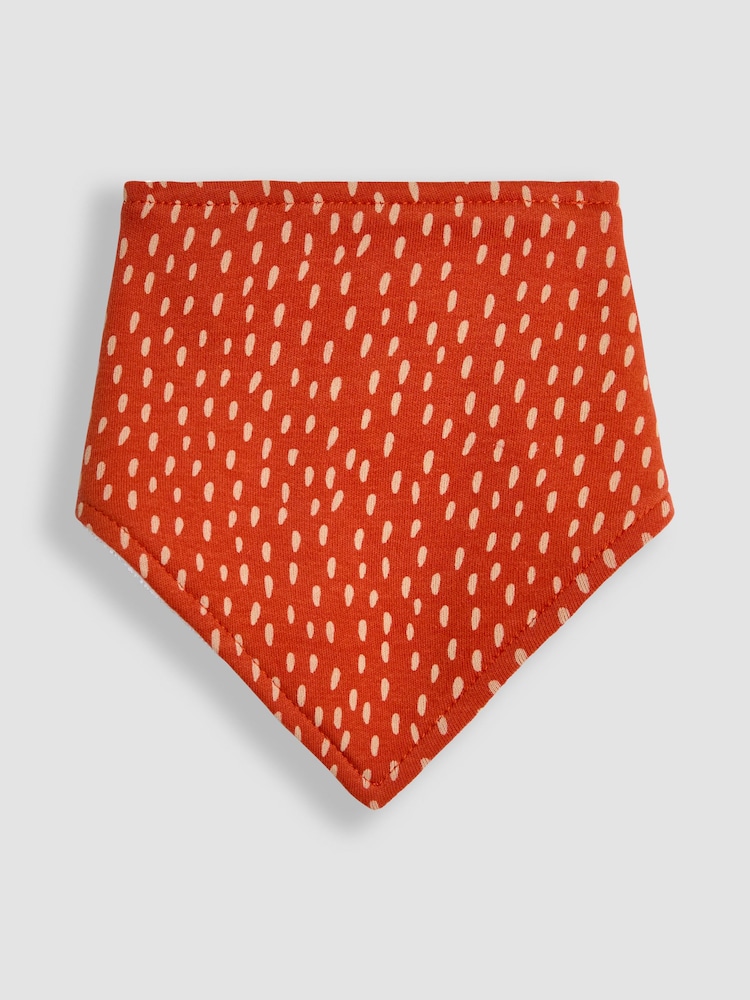 JoJo Maman Bébé Navy Fox Dribble Bibs 3 Pack - Image 4 of 8