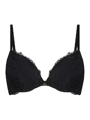 Negro - Hunkemöller Marine Padded Underwired Push-Up Bra - Imagen 4 de 5