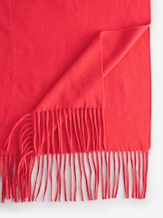 Red Super Soft Midweight Scarf - Image 6 of 6