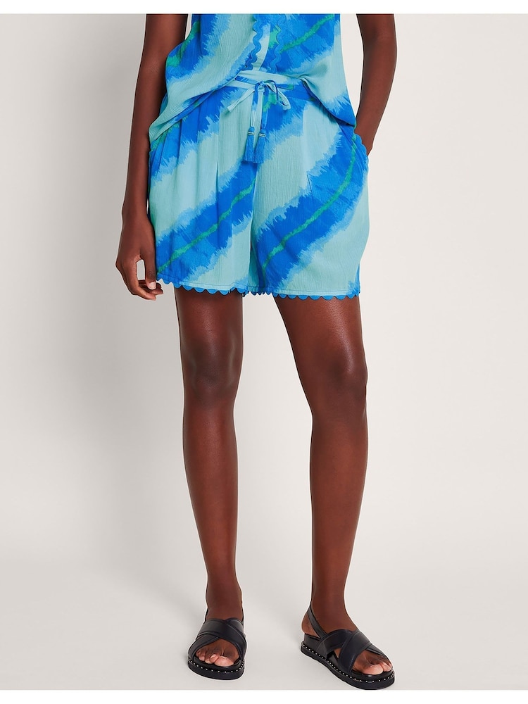 Monsoon Blue Zifia Stripe Shorts - Image 1 of 5