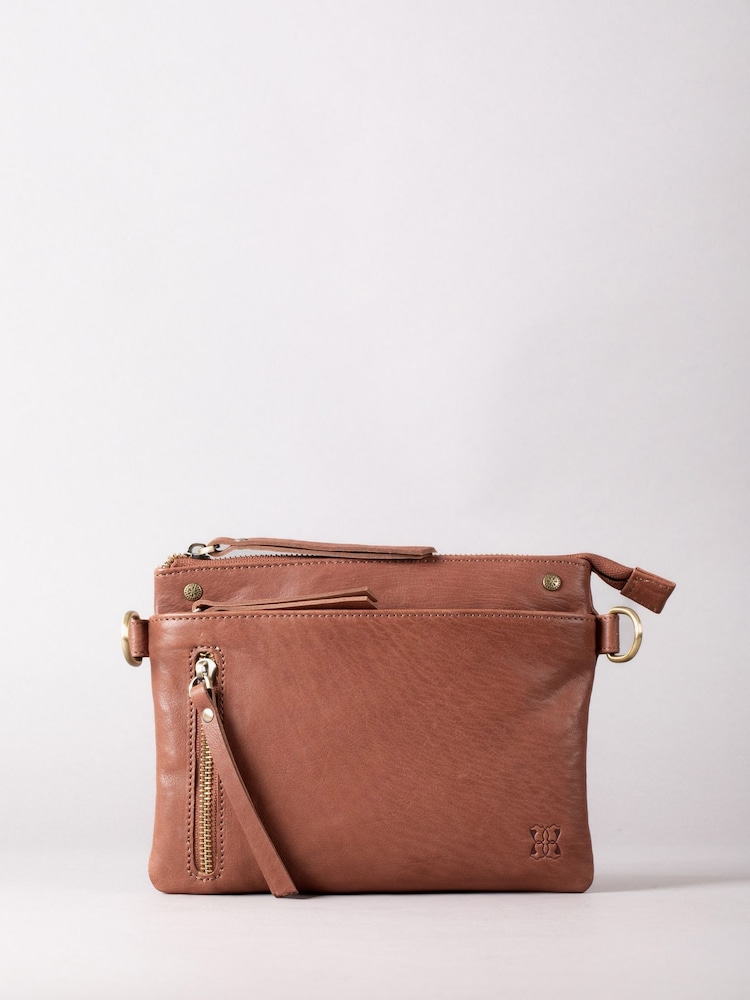 Marrón - Bolso bandolera mini Harstone de Lakeland Leather - Imagen 2 de 6 Marrón - Bolso bandolera mini Harstone de Lakeland Leather - Imagen 2 de 6