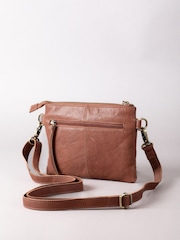 Lakeland Leather Brown Mini Harstone Cross-Body Bag - Image 5 of 6