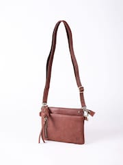 Lakeland Leather Brown Mini Harstone Cross-Body Bag - Image 7 of 7