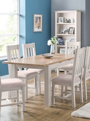Julian Bowen Elephant Grey Richmond Extending Dining Table - Image 2 of 6