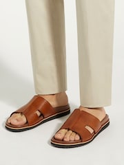 Marrón cromado - Sandalias con suela gruesa Insight de Dune London - Imagen 1 de 7
