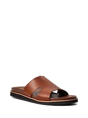 Marrón cromado - Sandalias con suela gruesa Insight de Dune London - Imagen 4 de 7