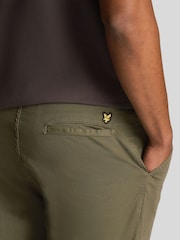 Lyle & Scott Olive Green Plain Polo Shirt - Image 4 of 4