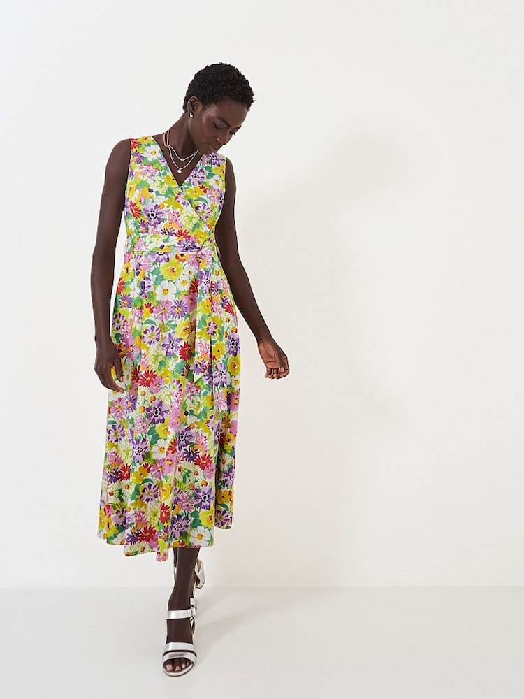 Crew Clothing Floral Printed Wrap Dress - Bild 2 von 4 Crew Clothing Floral Printed Wrap Dress - Bild 2 von 4