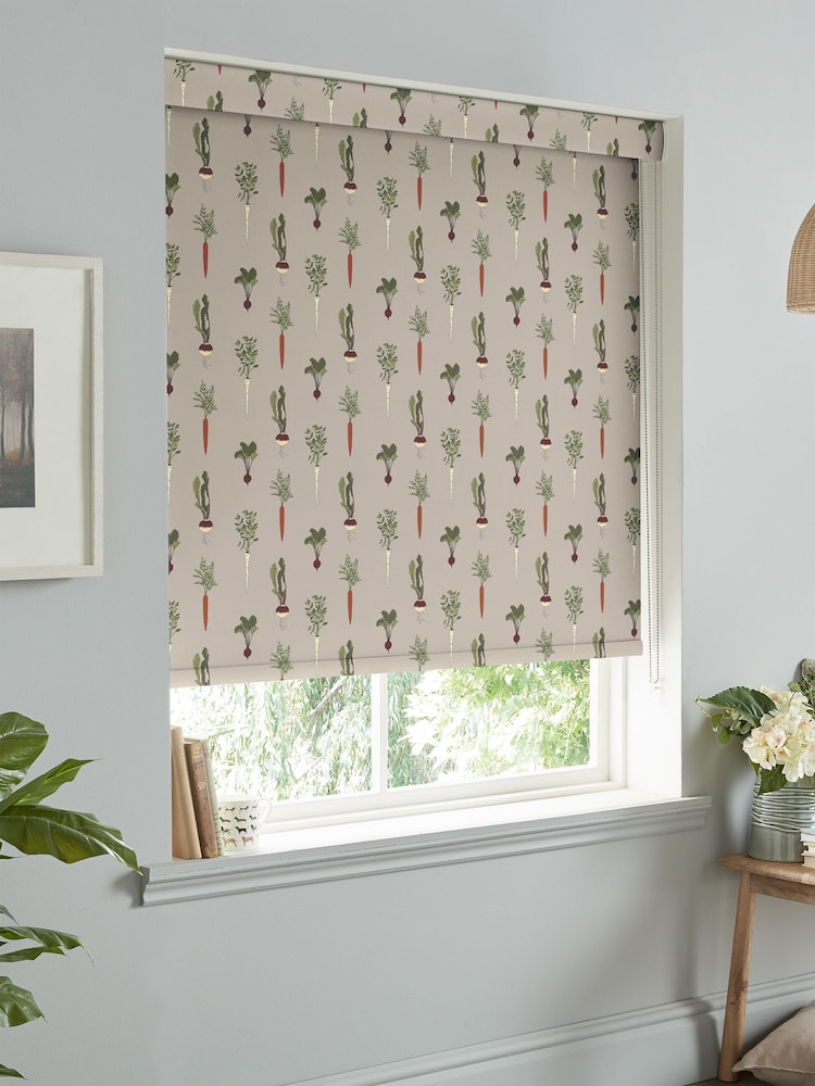 Sophie Allport Grey Homegrown Made to Measure Roller Blinds - Image 2 of 6