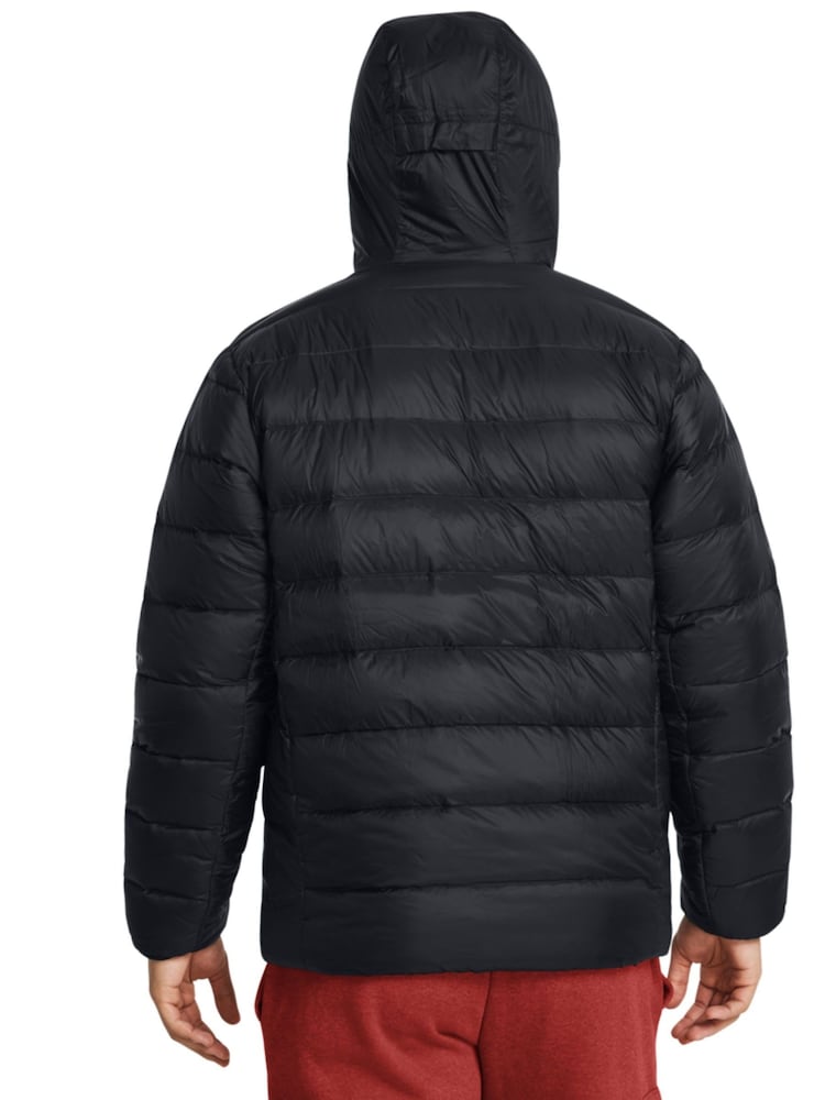 Under Armour Black/White Legend Down Hooded Jacket - Image 2 of 7